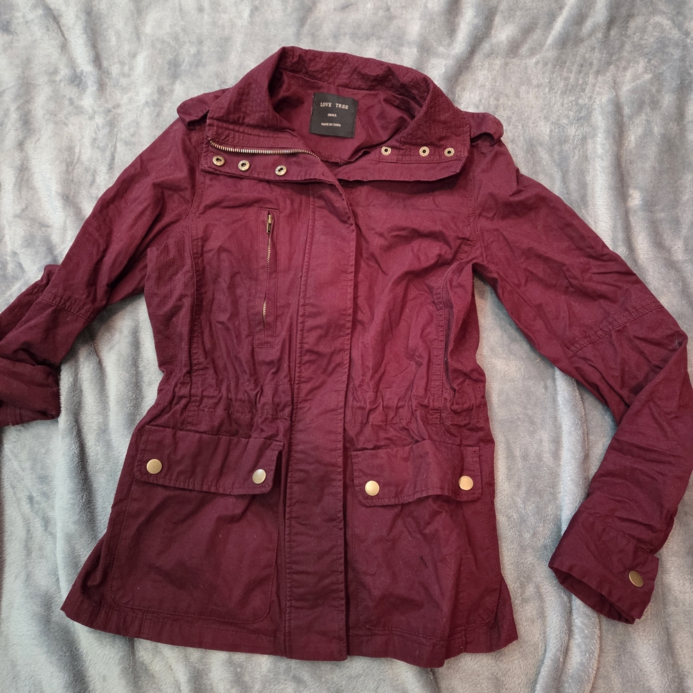 Wine Red Women's Jacket